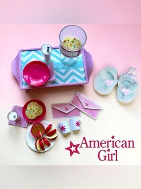 American Girl Truly Me Fun and Games Sleepover Set Plus BONUS ITEMS EUC